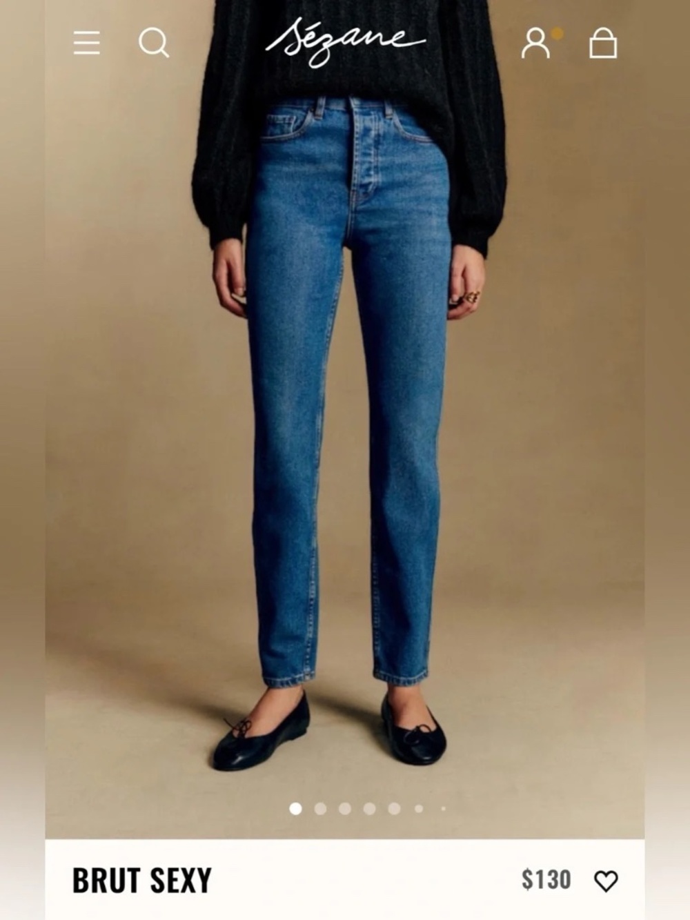 Sezane Brut Sexy Jeans